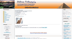 Desktop Screenshot of difesatributaria.it