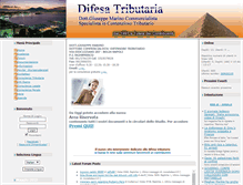 Tablet Screenshot of difesatributaria.it